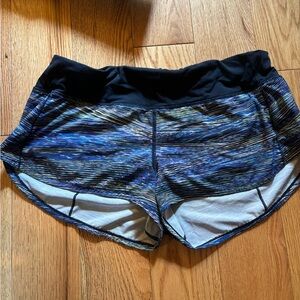Lululemon speed shorts, 2.5 length size 8